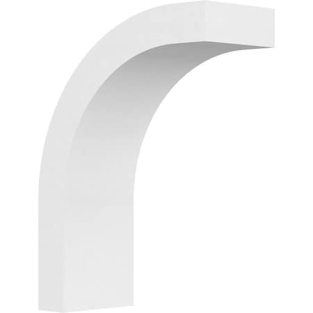 Ekena Millwork 5"W x 12"D x 16"H Standard Heritage Architectural Grade PVC Knee Brace BRCP05X12X16HTG